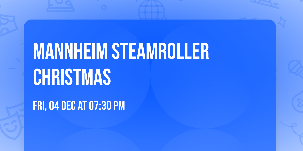 Mannheim Steamroller Christmas