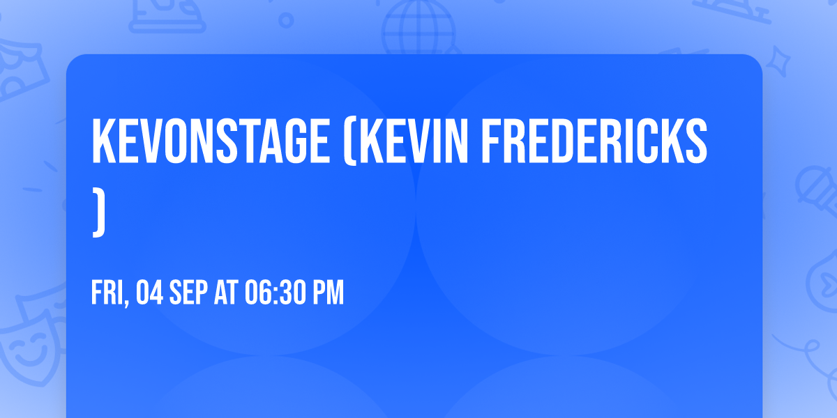 KevOnStage (Kevin Fredericks)