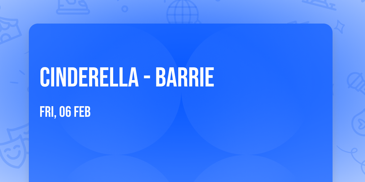 Cinderella - Barrie