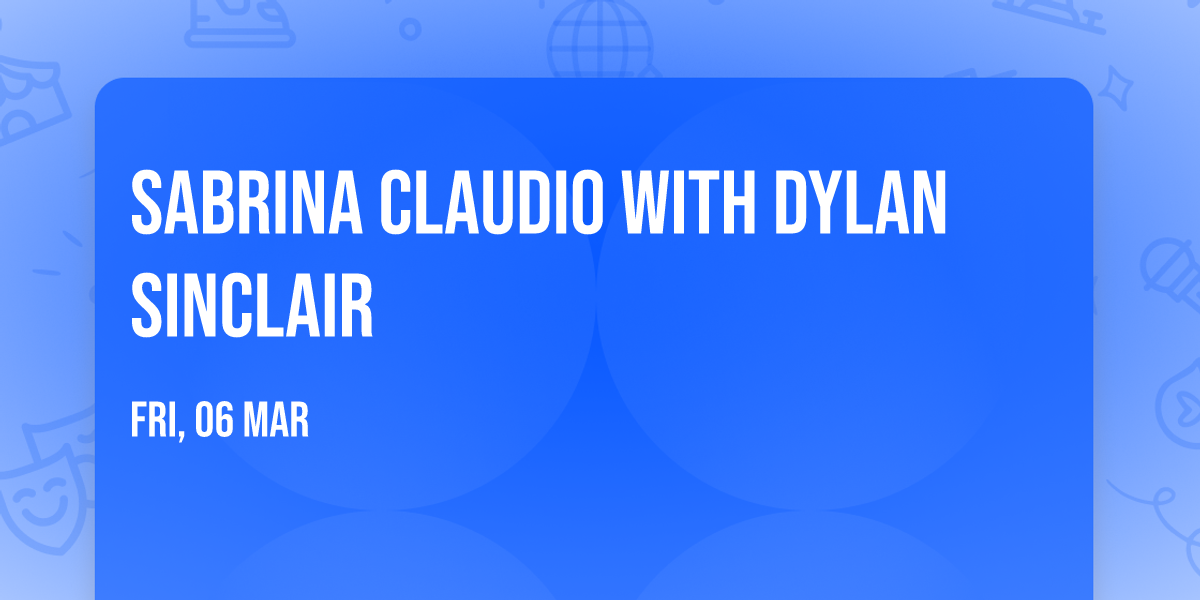 Sabrina Claudio with Dylan Sinclair