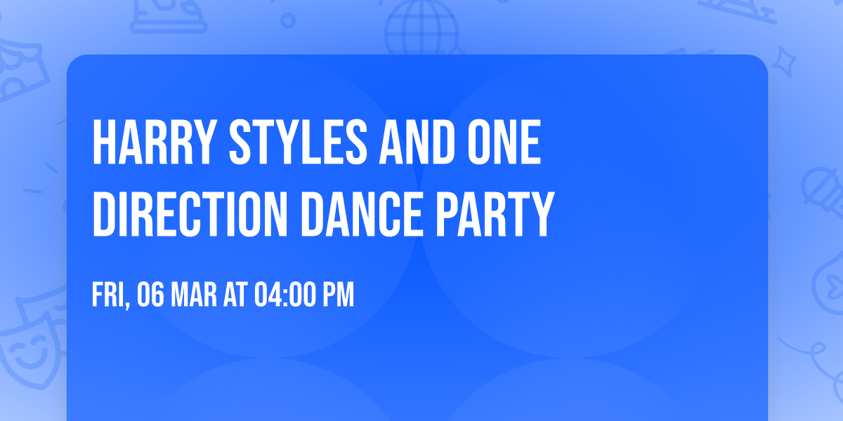 Harry Styles and One Direction Dance Party