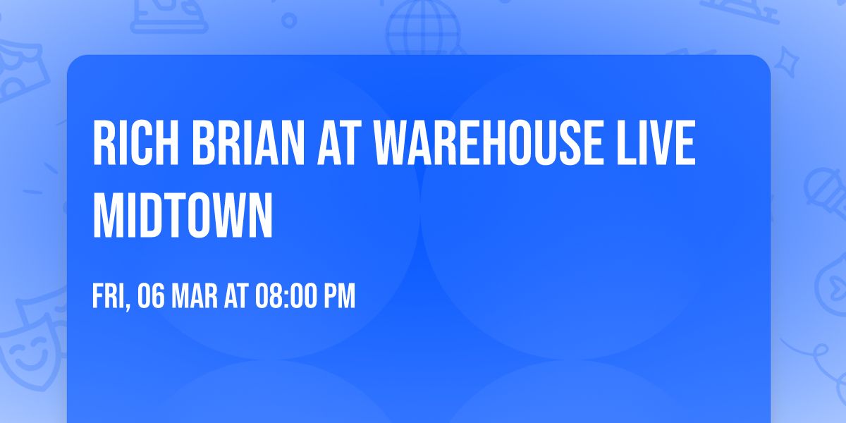 Rich Brian at Warehouse Live Midtown