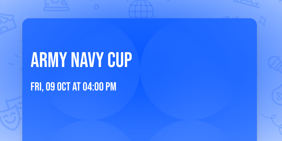 Army Navy Cup