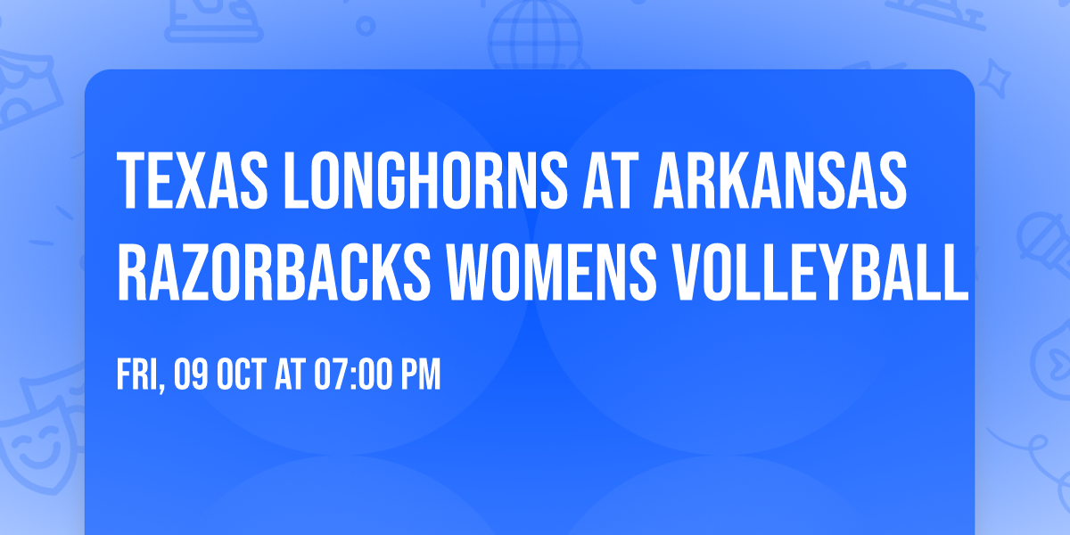 Texas Longhorns at Arkansas Razorbacks Womens Volleyball
