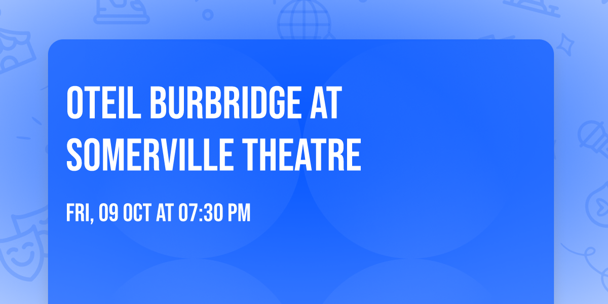 Oteil Burbridge at Somerville Theatre