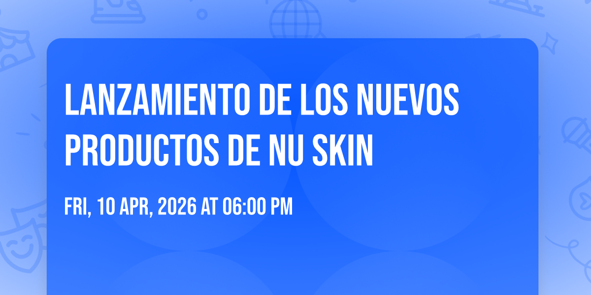 lanzamiento de los nuevos productos de Nu Skin 