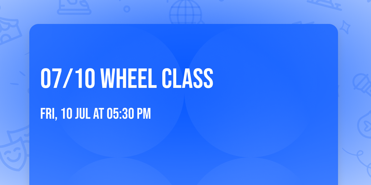 07\/10 Wheel class