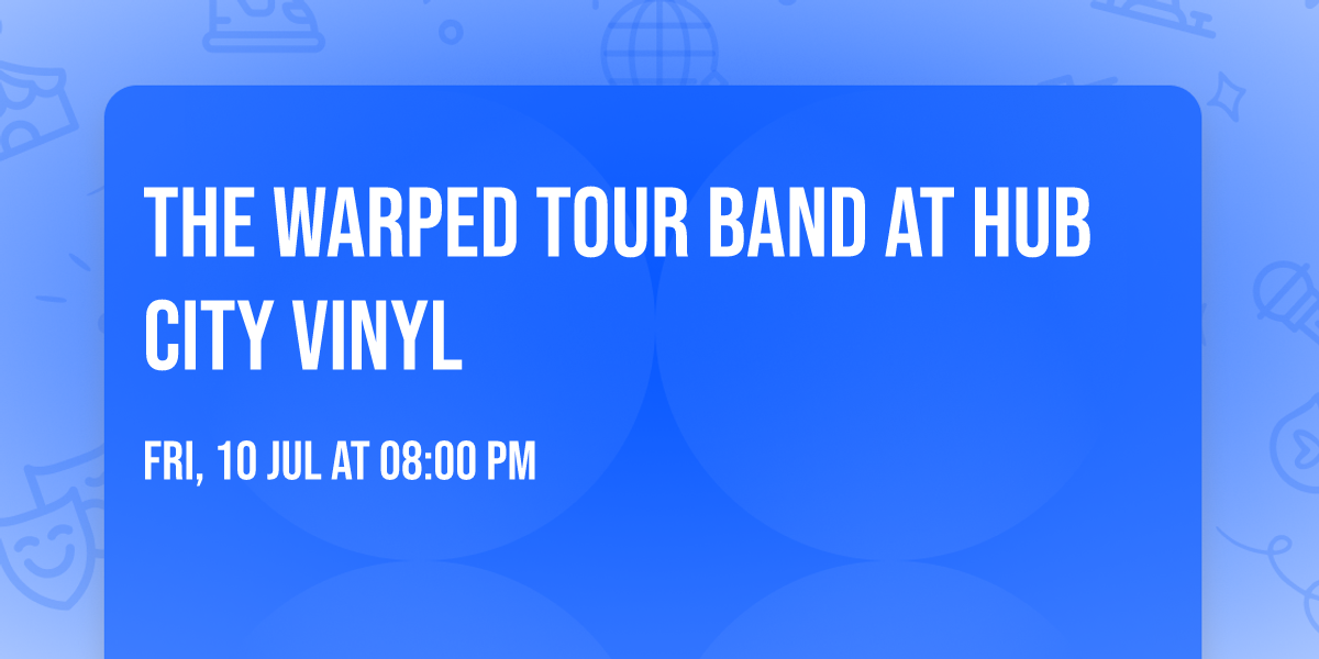 The Warped Tour Band at Hub City Vinyl