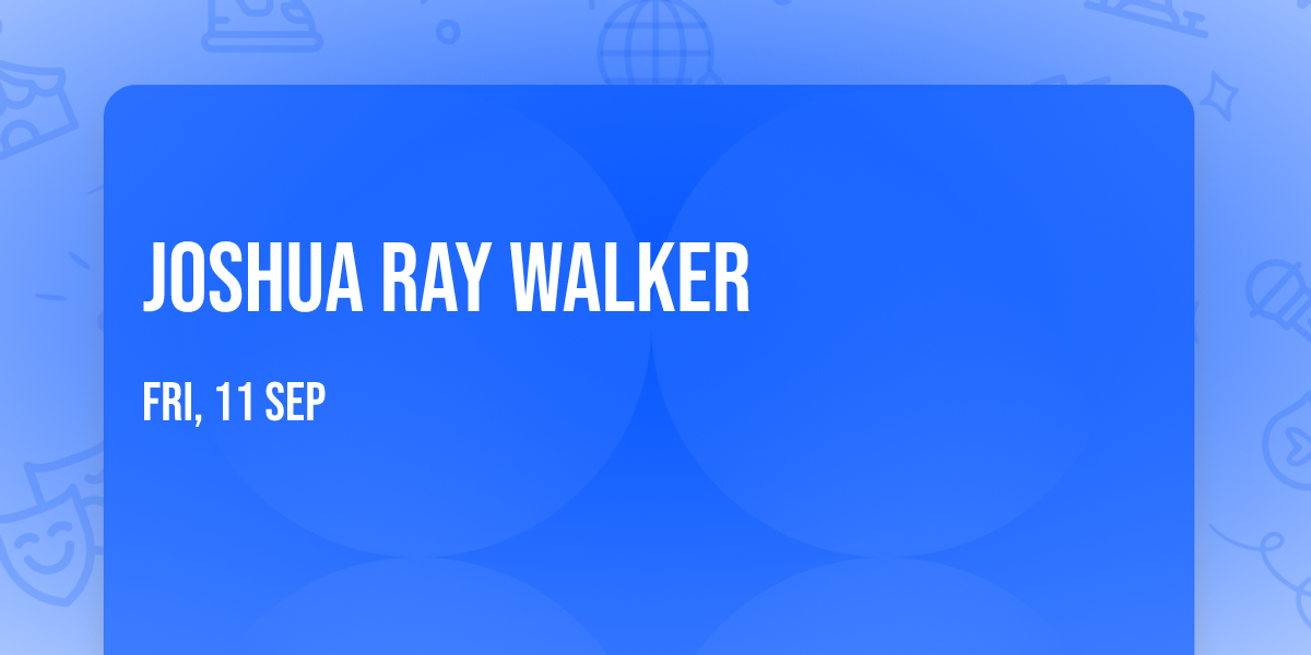 Joshua Ray Walker