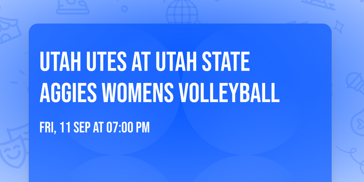 Utah Utes at Utah State Aggies Womens Volleyball