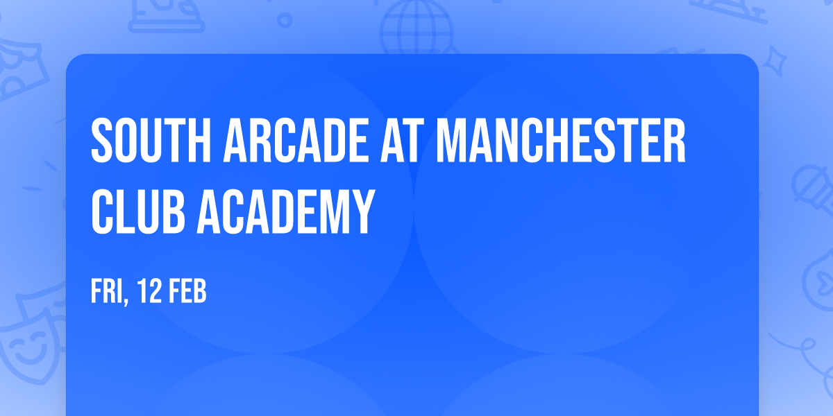 South Arcade at Manchester Club Academy