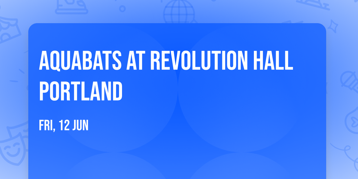 Aquabats at Revolution Hall Portland