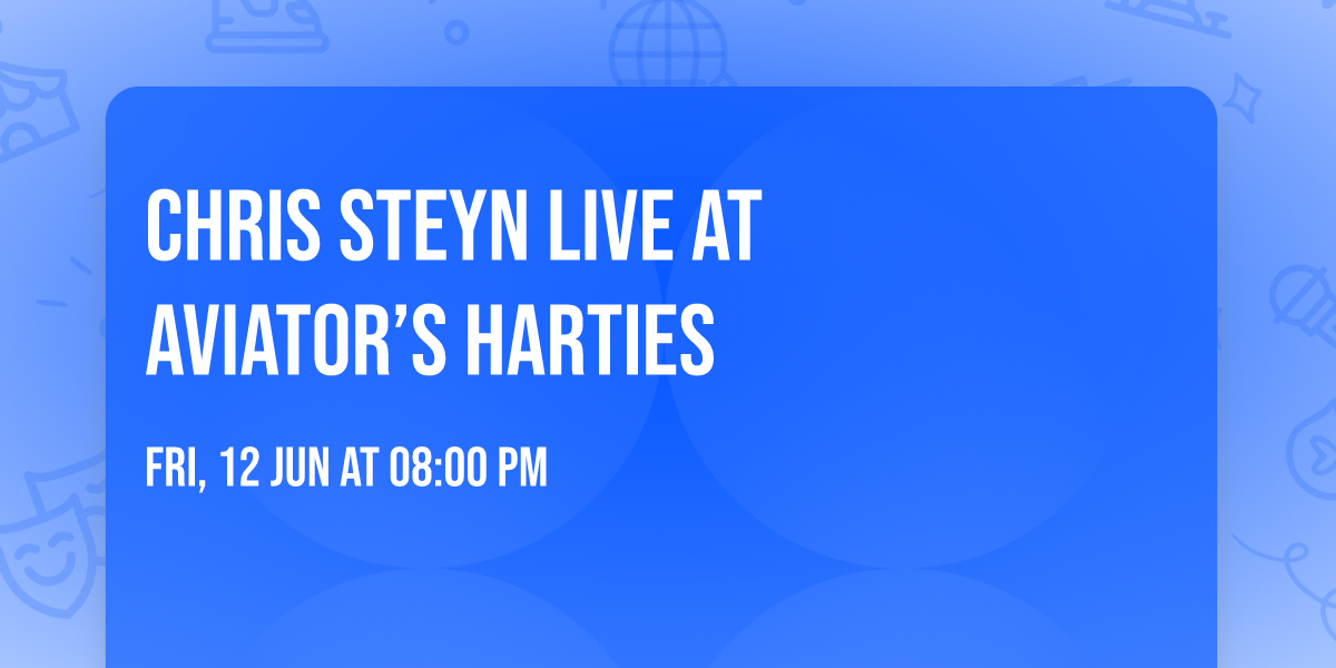 Chris Steyn live at Aviator\u2019s Harties 