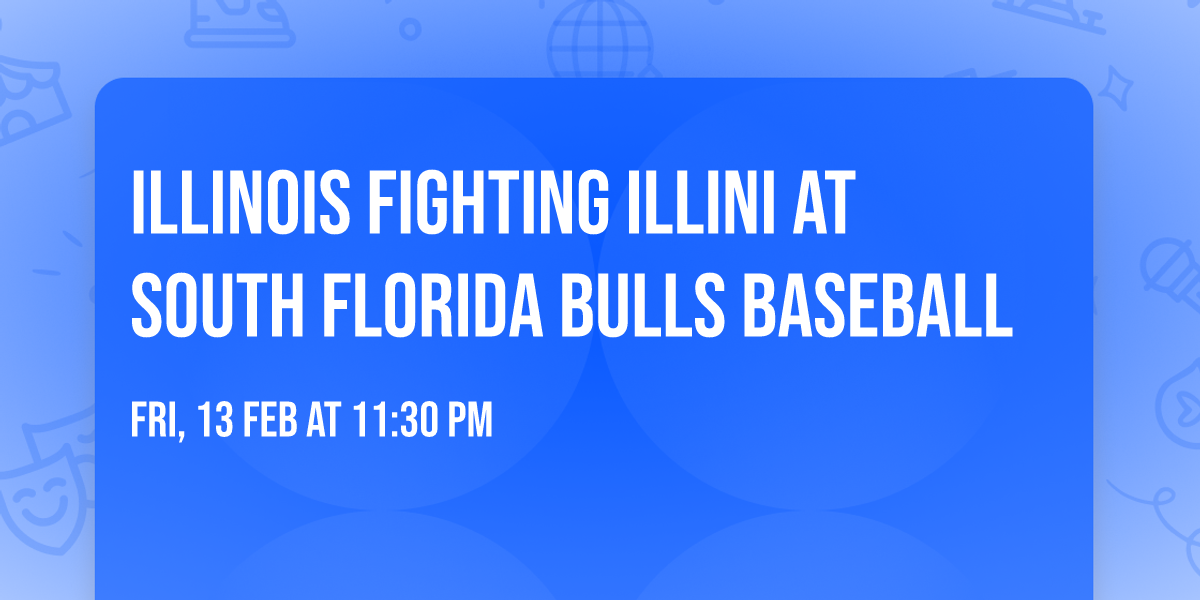 Illinois Fighting Illini at South Florida Bulls Baseball
