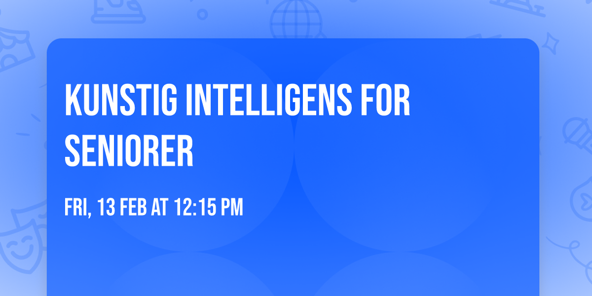 Kunstig intelligens for seniorer
