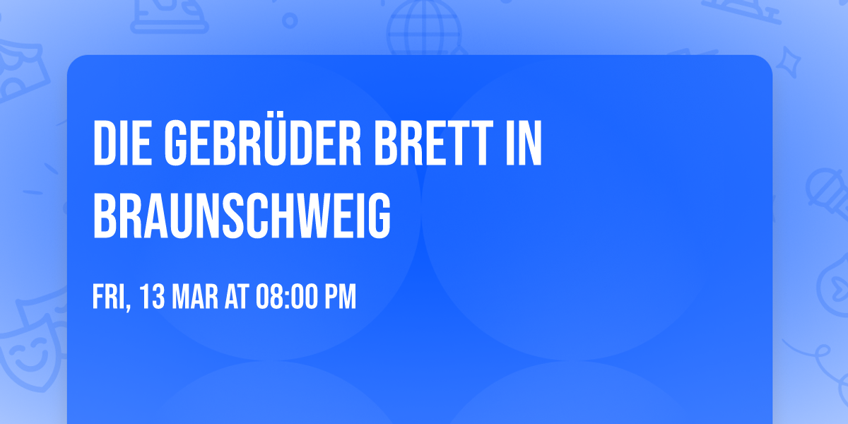 Die Gebr\u00fcder Brett in Braunschweig