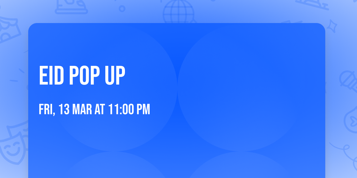 Eid Pop Up 