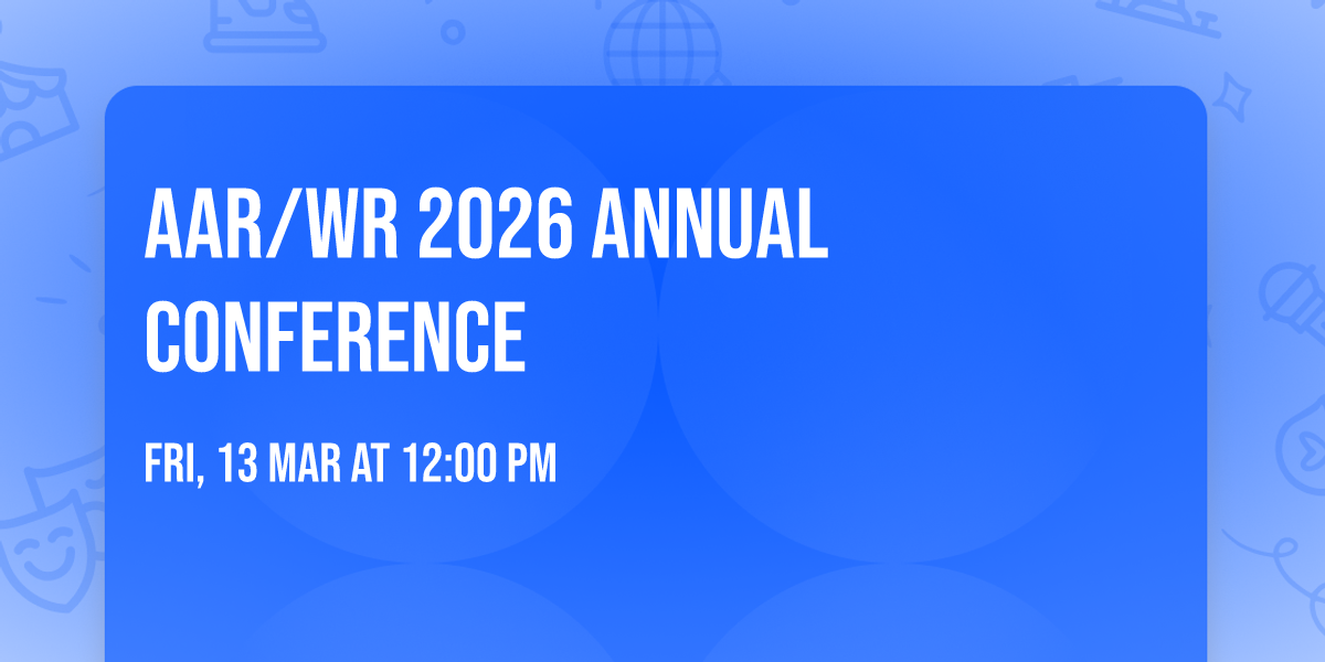 AAR\/WR 2026 Annual Conference