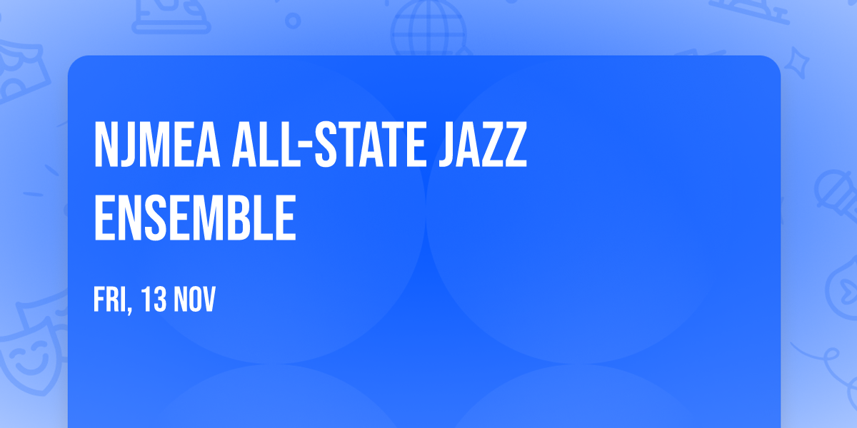 NJMEA All-State Jazz Ensemble