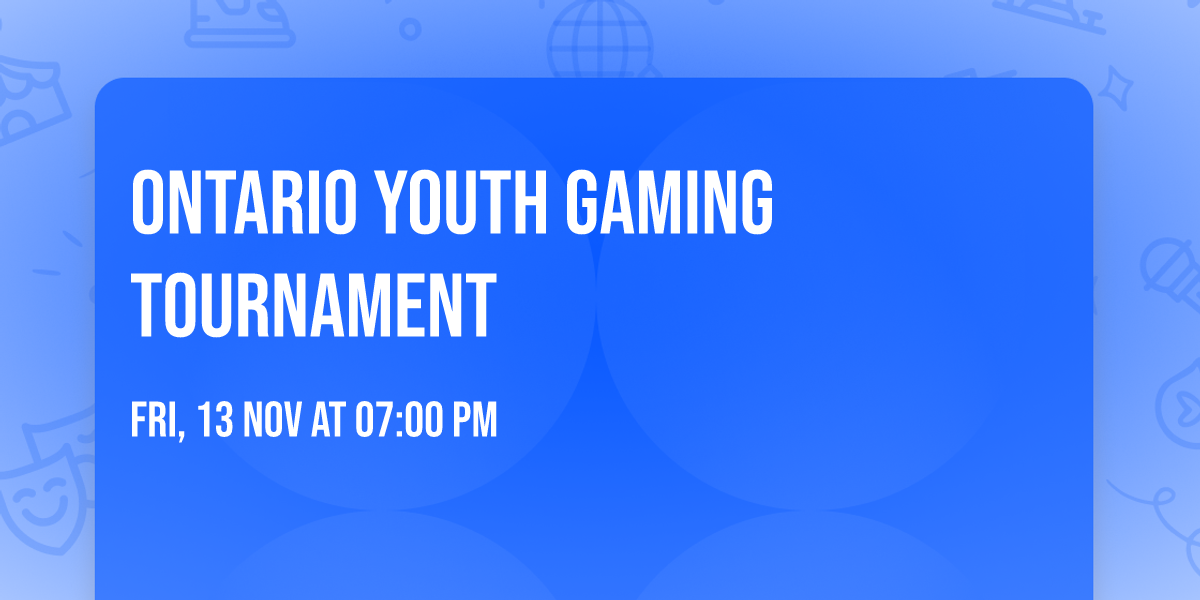 Ontario Youth Gaming Tournament