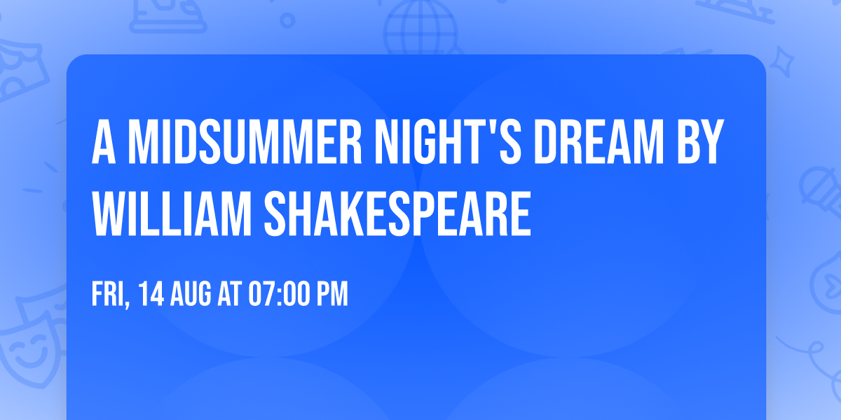 A Midsummer Night's Dream By William Shakespeare 