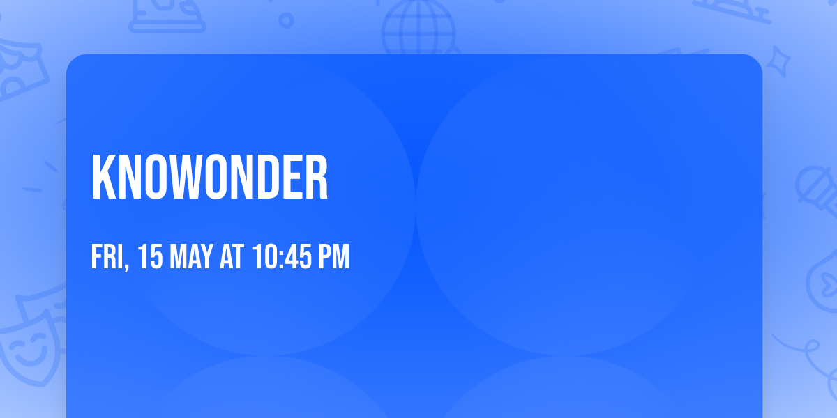 KNOWONDER