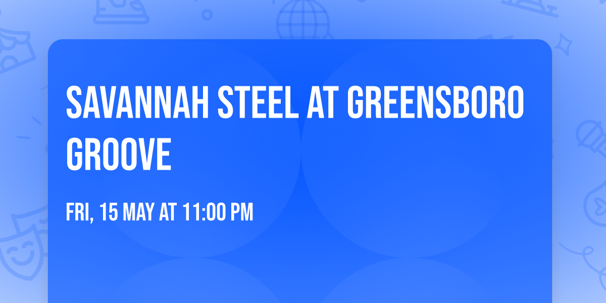 Savannah Steel at Greensboro Groove