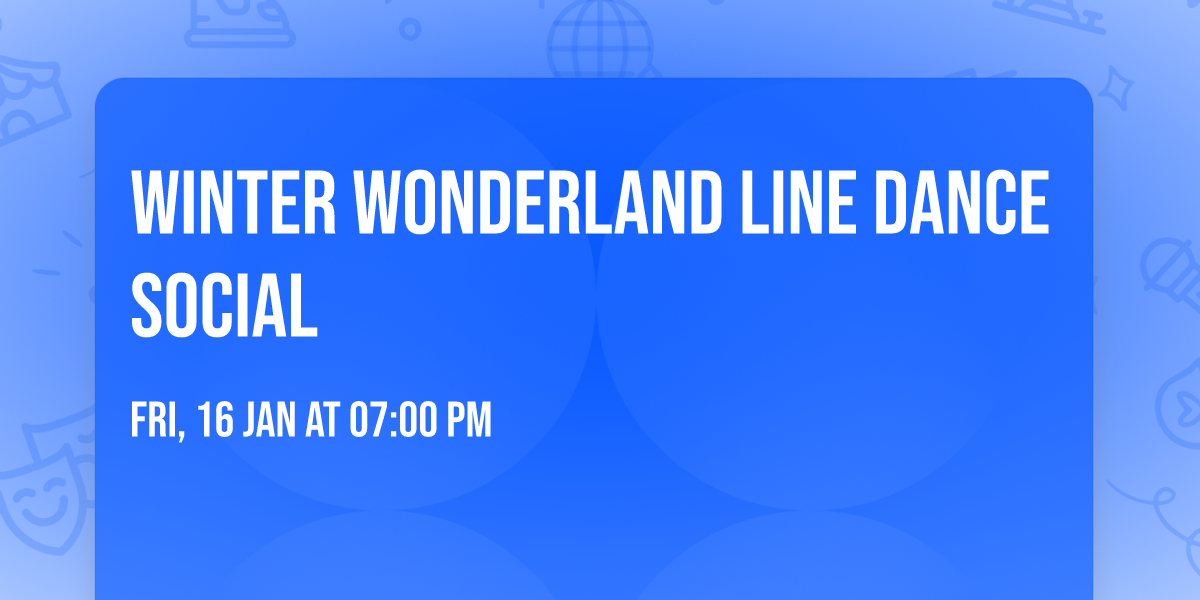 Winter Wonderland Line Dance Social 