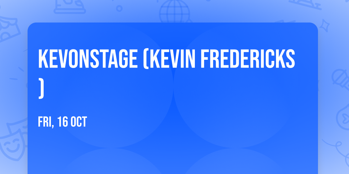 KevOnStage (Kevin Fredericks)