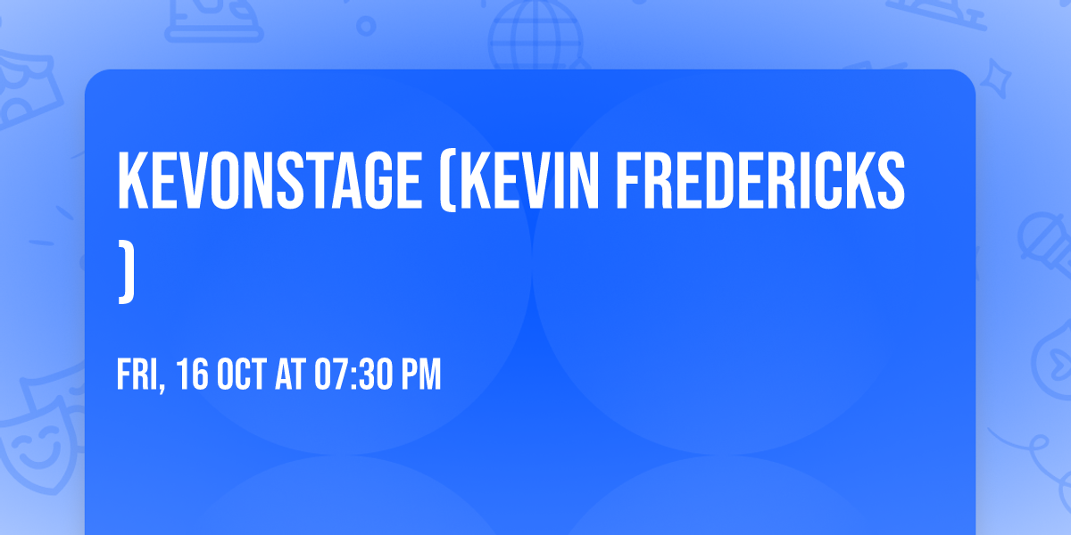 KevOnStage (Kevin Fredericks)