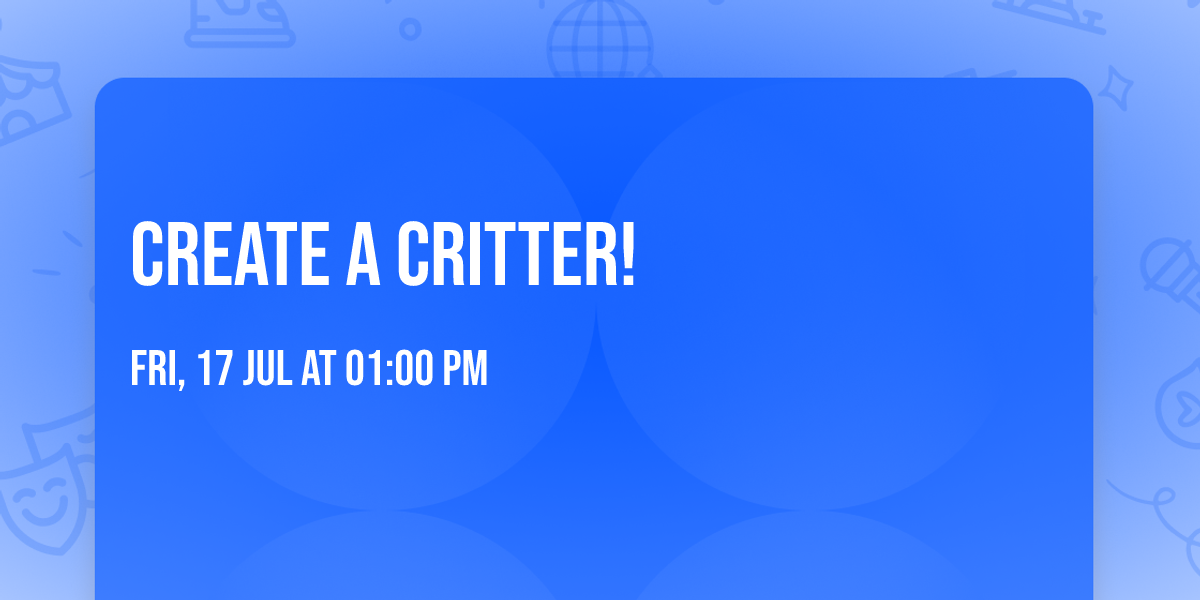 Create A Critter!