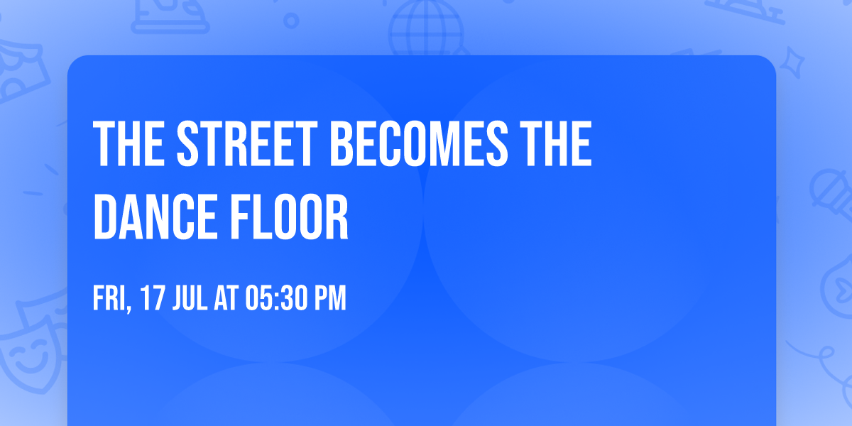 \ud83c\udfb6 THE STREET BECOMES THE DANCE FLOOR \ud83c\udfb6