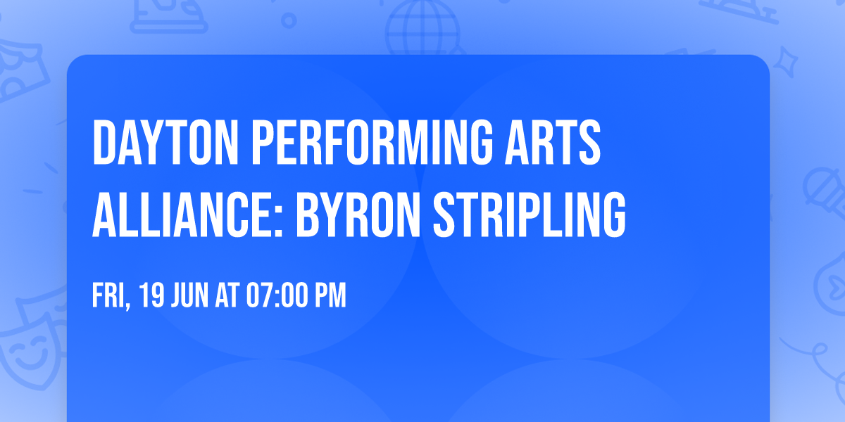 Dayton Performing Arts Alliance: Byron Stripling