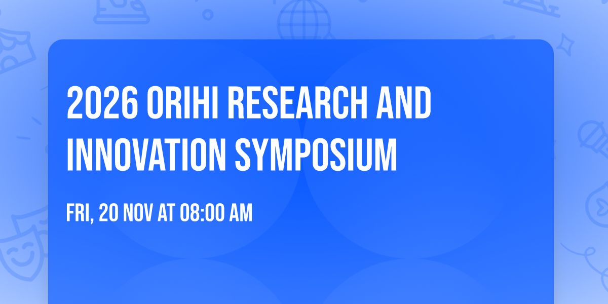 2026 ORIHI Research and Innovation Symposium