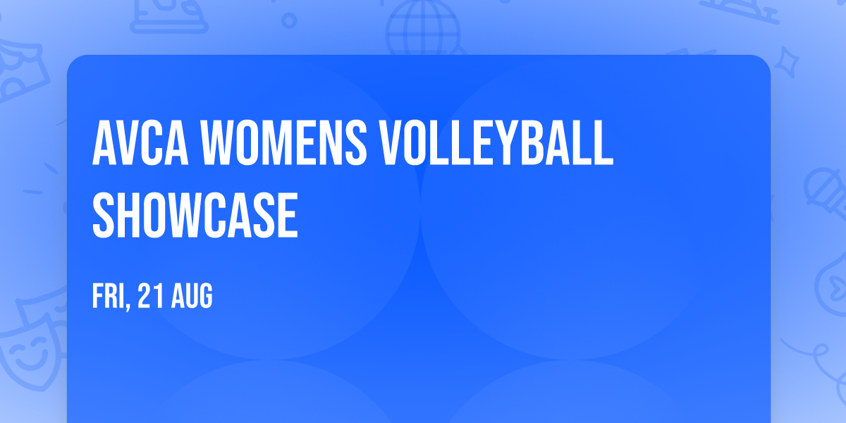 AVCA Womens Volleyball Showcase