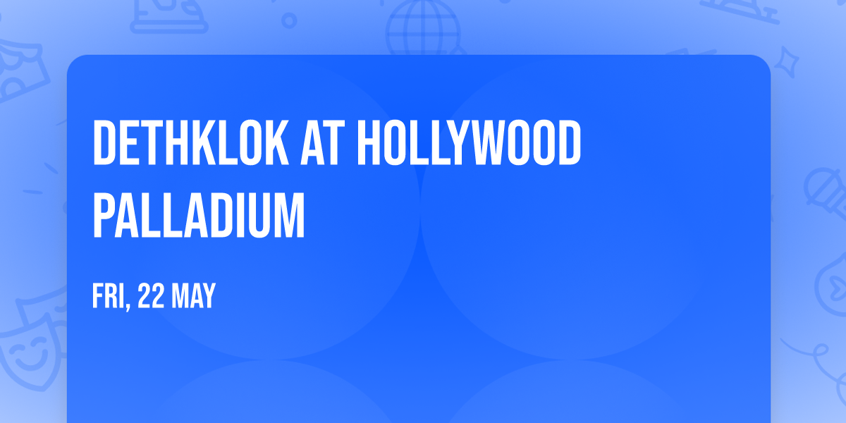 Dethklok at Hollywood Palladium
