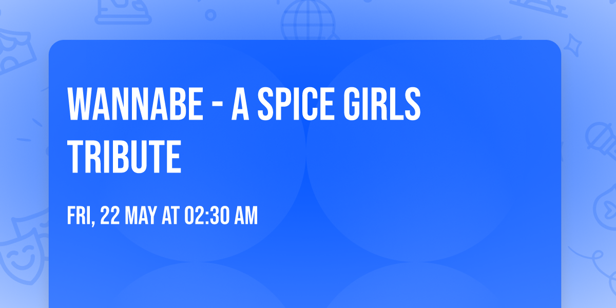 Wannabe - A Spice Girls Tribute