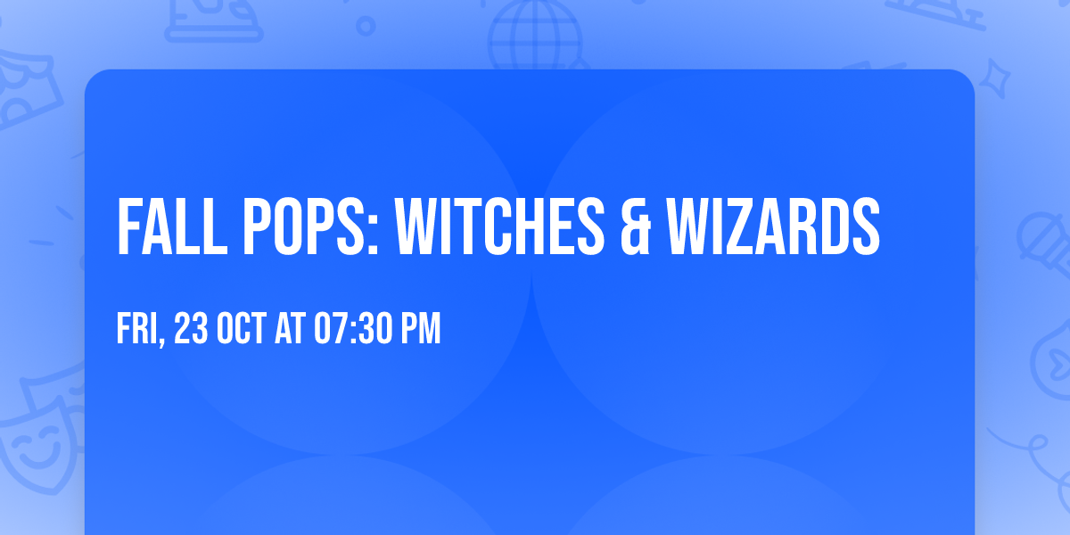 Fall Pops: Witches & Wizards\ud83e\ude84