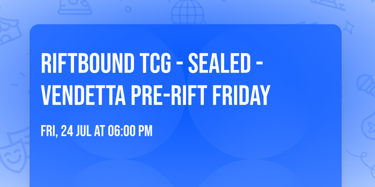 Riftbound TCG - Sealed - Vendetta Pre-Rift Friday