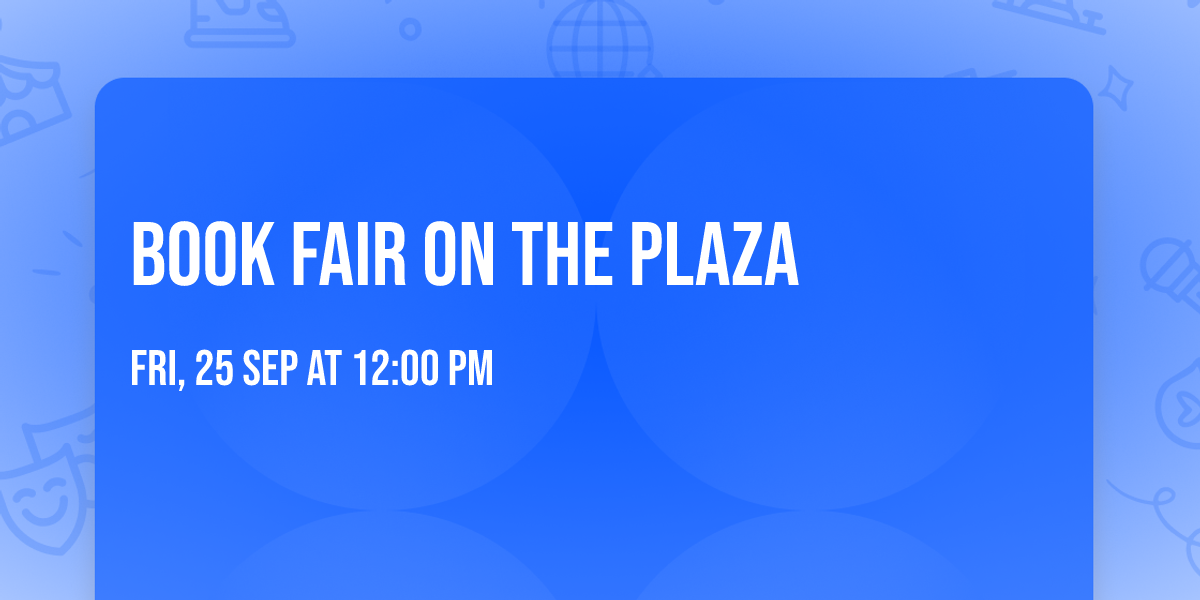 Book Fair on the Plaza 