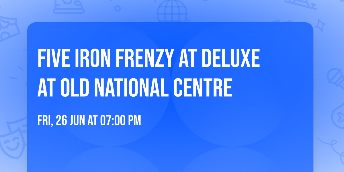 Five Iron Frenzy at Deluxe at Old National Centre