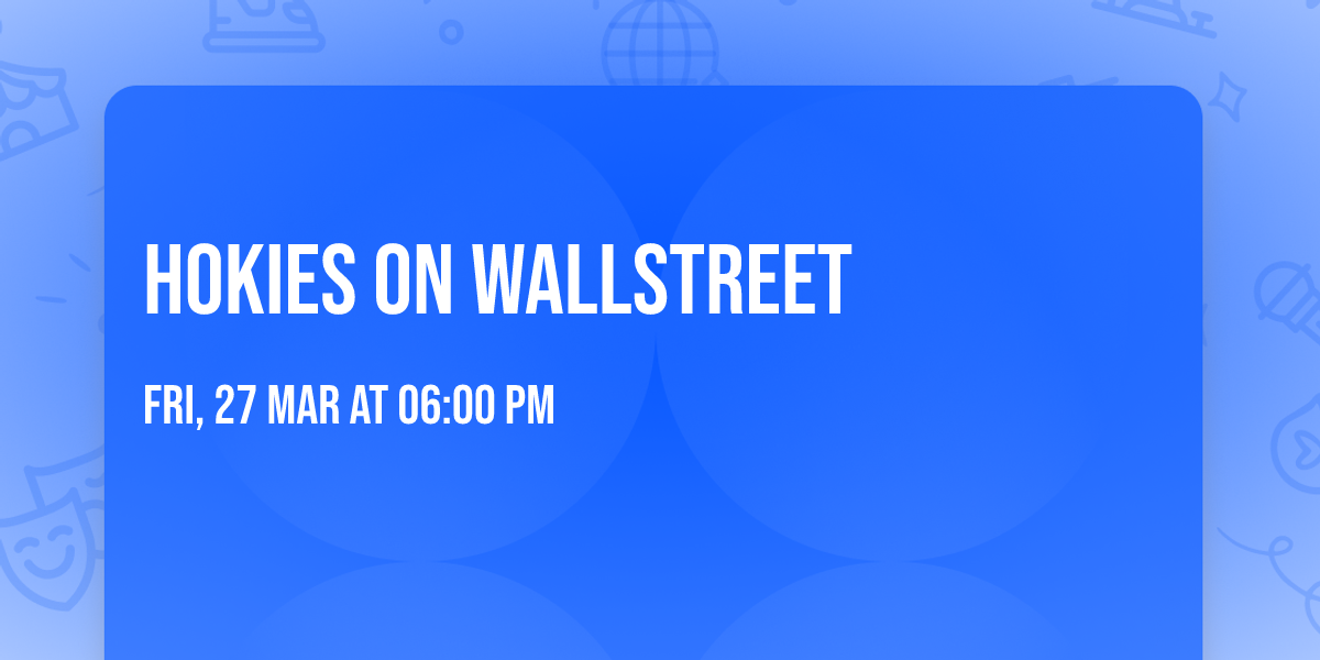 Hokies on Wallstreet