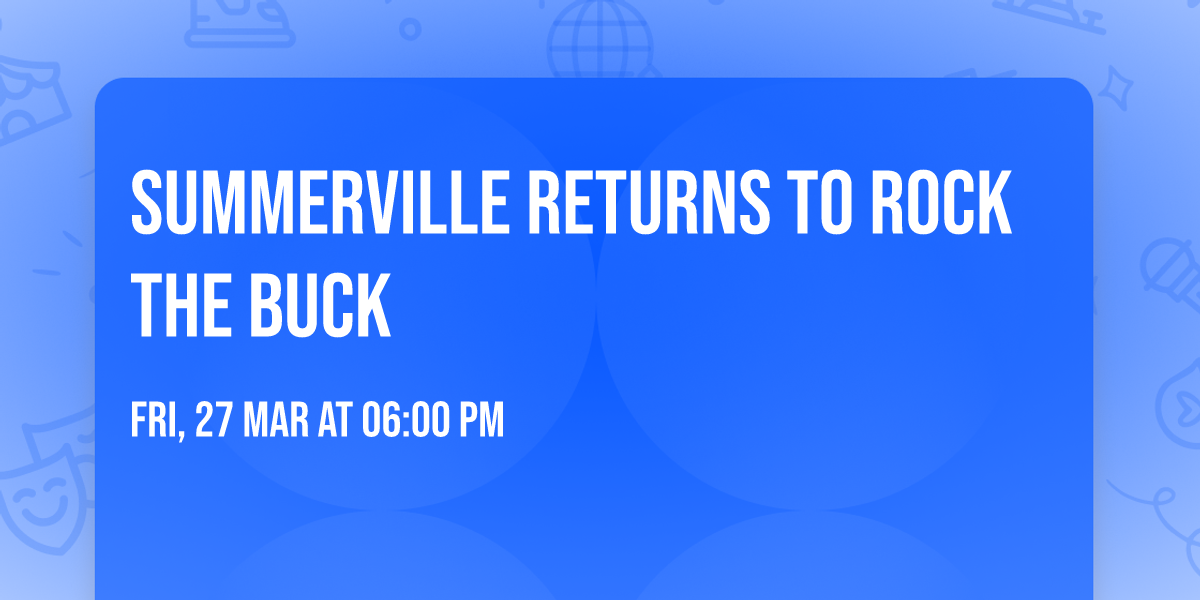 Summerville returns to rock The Buck