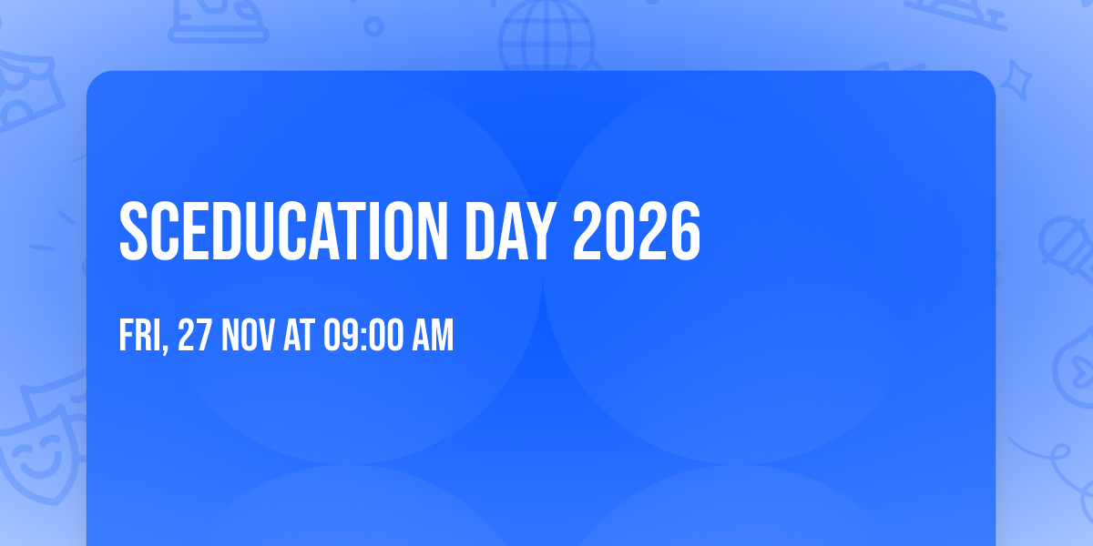 SCEDUCATION DAY 2026