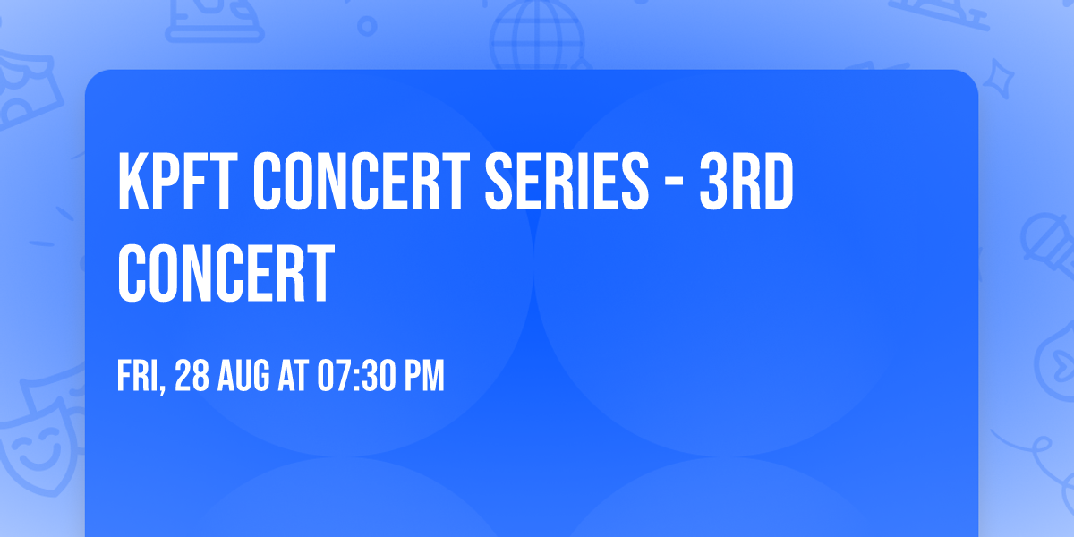 KPFT Concert Series - 3rd Concert