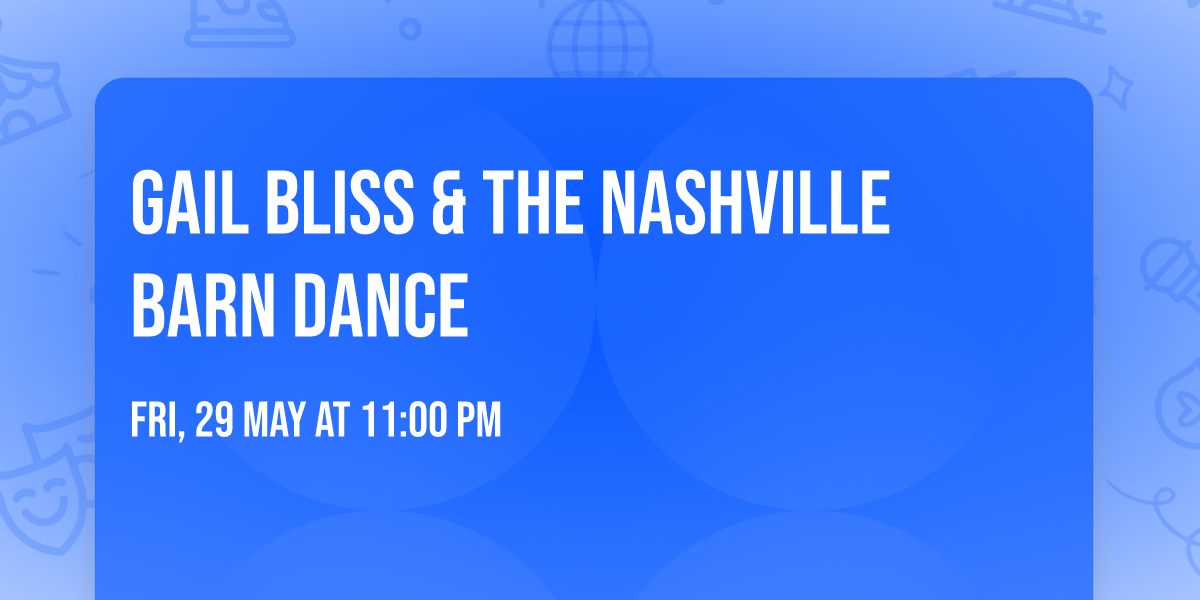 Gail Bliss & the Nashville Barn Dance