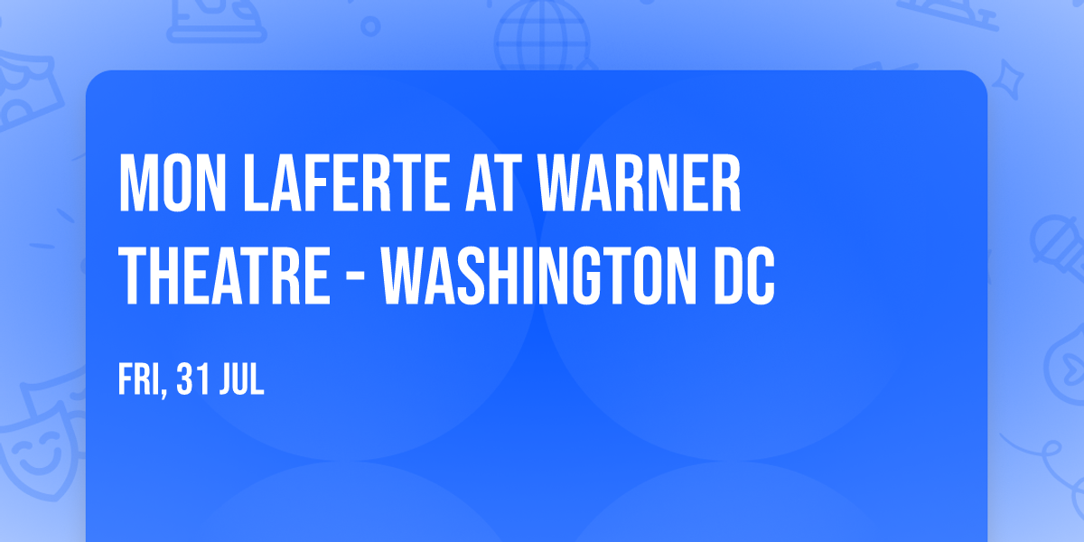 Mon Laferte at Warner Theatre - Washington DC