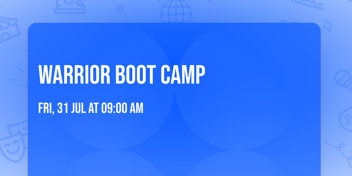Warrior Boot Camp