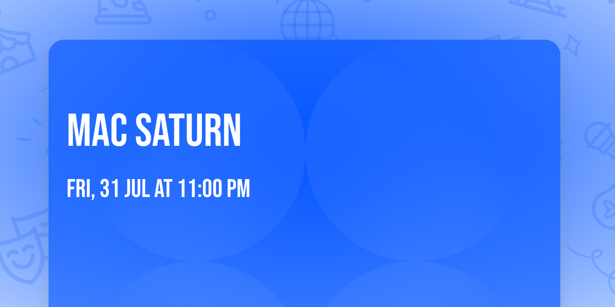 Mac Saturn