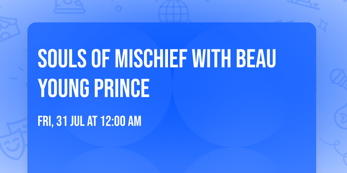 Souls Of Mischief with Beau Young Prince